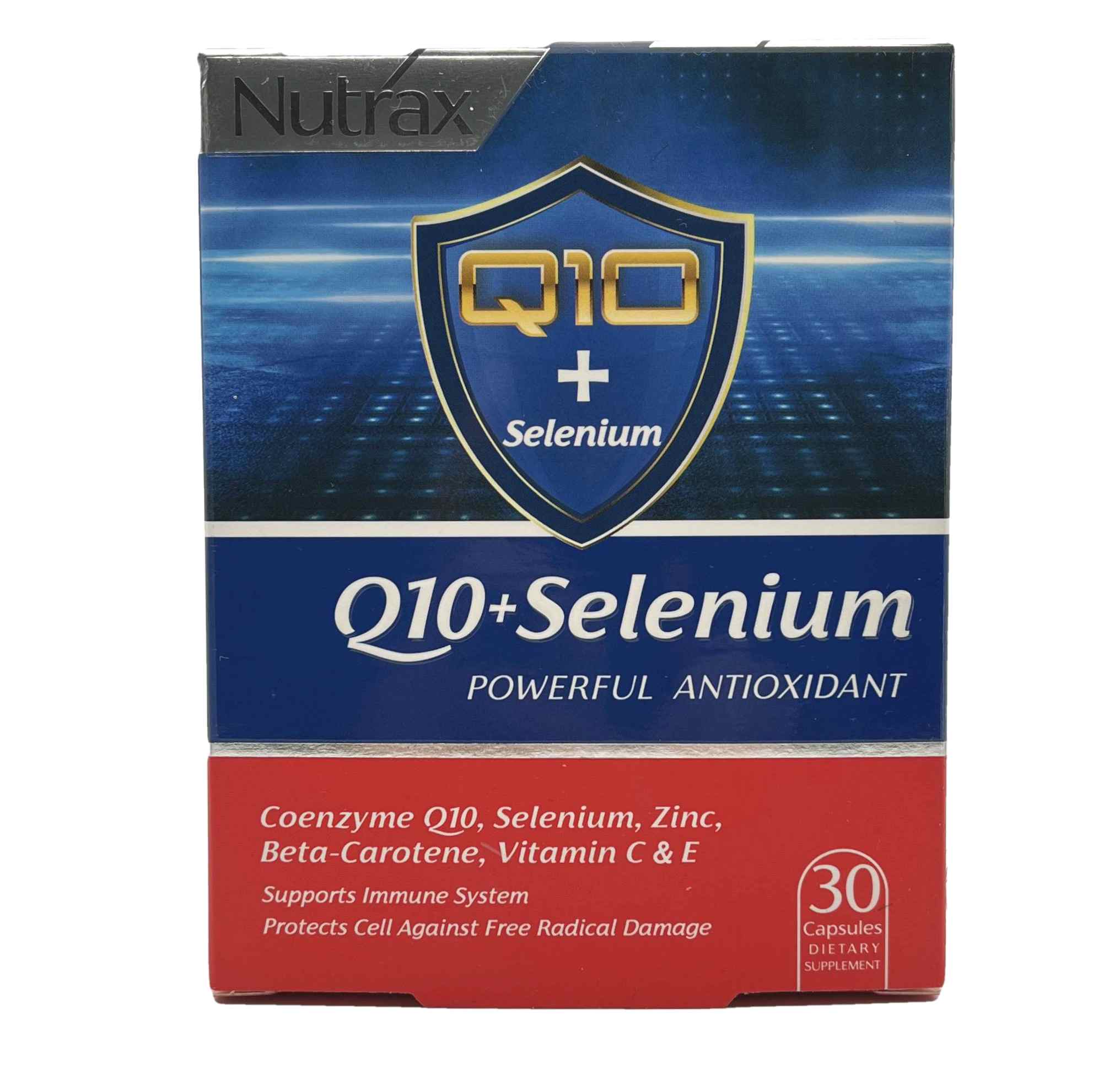 کپسول کیوتن پلاس سلنیوم نوتراکس Nutrax Q10+Selenium